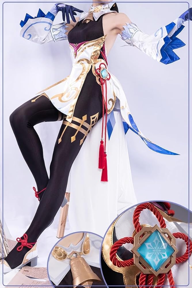 Amazon.co.jp: [hira] 実物撮影 原神 甘雨 コスプレ衣装 : ホビー